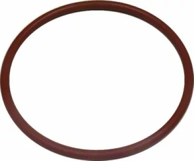 The Elektra 01168035 Heating Element Gasket for Boiler Flange is a single brown rubber O-ring, circular in shape and displayed on a white background. © 2025 1st-line.com