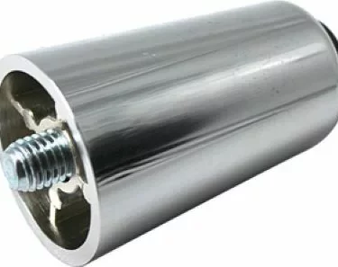 The Elektra 02771035 Chromed Foot/Leg, with a short thread, is designed for the front of electronic 1 group Sixties Series machines. © 2025 1st-line.com