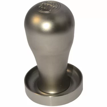 The Espro Dillinger Convex Base 53mm Espresso Coffee Tamper offers a comfortable rounded handle and convex base, ideal for evenly tamping coffee grounds in your portafilter. © 2025 1st-line.com