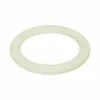 The Fiorenzato A1200015 Gasket for Heating Element 56x43x3mm is a white, flat, circular rubber washer with a central hole, pictured on a plain white background. © 2025 1st-line.com