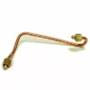 The Fiorenzato A2000060 Pipe to Boiler, designed for Bricoletta/Volante machines, is a bent copper pipe with brass fittings on both ends, shown against a plain white background. © 2025 1st-line.com