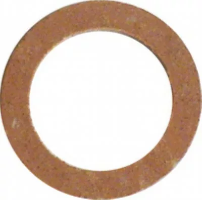 The Grimac Gasket for Faema Grouphead Cap is a flat, circular brown ring with a central hole, shown from above on a white background. © 2025 1st-line.com