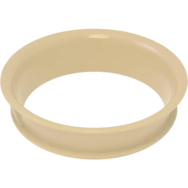The IDR Ring - beige is a smooth, circular plastic ring with a wide rim, shown at an angle against a white background. © 2025 1st-line.com