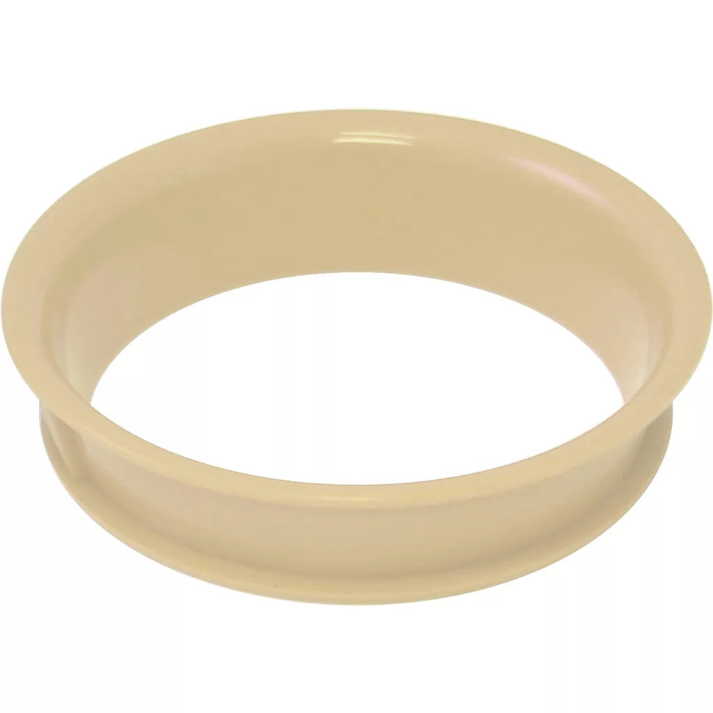 The IDR Ring - beige is a smooth, circular plastic ring with a wide rim, shown at an angle against a white background. © 2025 1st-line.com