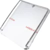 The Isomac 000169 Top Cover - Venus is a transparent rectangular plastic cover with two side metal rods and diagonal red text reading LASER-FILM and R-FILM. © 2025 1st-line.com