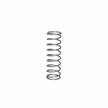 The Isomac 311403 Spring, a single metal coil spring, is shown standing vertically against a plain white background. © 2025 1st-line.com