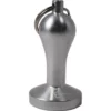 The Joe Frex/Concept Art Tamper Keychain - 29mm is a stainless steel, round-base tamper with a keyring, ideal for tamping coffee grounds in espresso portafilters. © 2025 1st-line.com