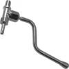 The La Nuova Era NE401ASILIC2FORI Steam Valve Assembly is a metal tap faucet with a bent spout and threaded connector, commonly used for dispensing beverages from kegs or beverage systems. © 2025 1st-line.com