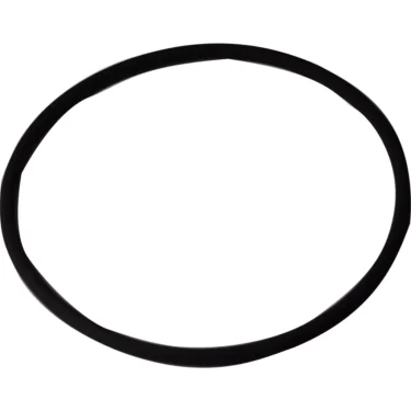 The La Spaziale 2417 Coffee Boiler Gasket is a thin, black rubber o-ring shown on a plain white background. It is circular and appears slightly uneven in shape. © 2025 1st-line.com