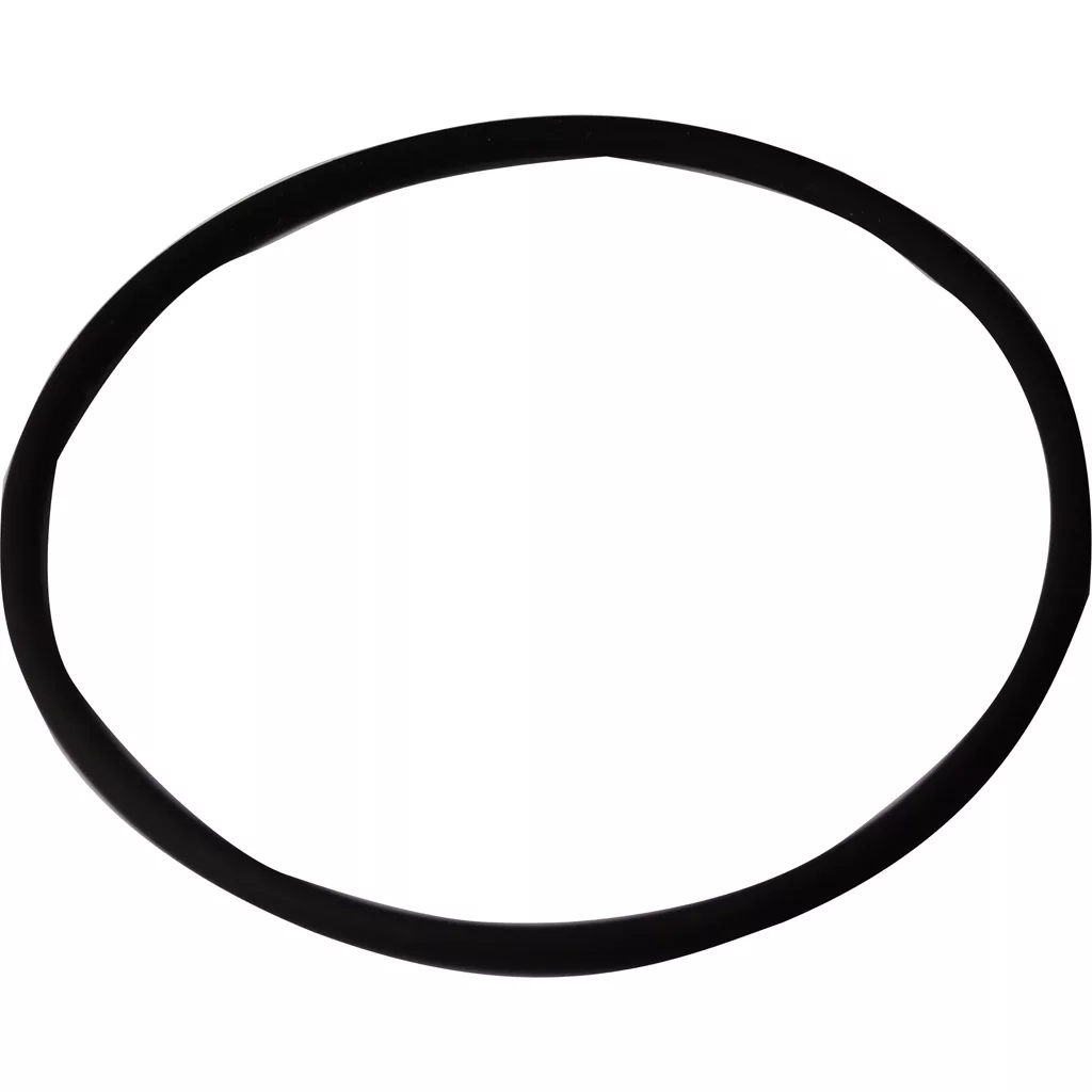 The La Spaziale 2417 Coffee Boiler Gasket is a thin, black rubber o-ring shown on a plain white background. It is circular and appears slightly uneven in shape. © 2025 1st-line.com