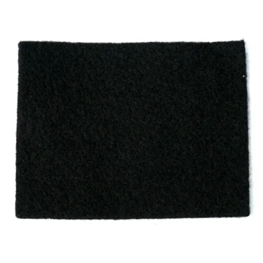 The Lelit MC199 Felt for Thermopid is a rectangular black doormat or rug with a slightly textured surface, shown on a white background. © 2025 1st-line.com