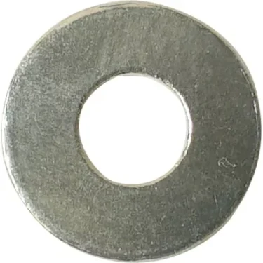 The Olympia Flat Washer M5, with a central hole, is designed to distribute the load of threaded fasteners and is widely used in construction and machinery. © 2025 1st-line.com