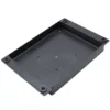The Pasquini Cover - Bottom - Plastic - Tav2.15 For Livia 90 is a rectangular black enclosure with four corner screw holes and a flat base, ideal as a replacement cover for Livia 90 or Tav2.15 espresso machines. © 2025 1st-line.com