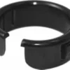 The Rancilio 34200159 is a black, circular plastic protective sleeve with an open gap, designed to snap around cylindrical objects like pipes or cables. © 2025 1st-line.com