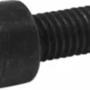The Rancilio 37060514 Boiler Screw, a black metal hex socket cap screw with a cylindrical head and threaded shaft, is designed for secure assembly in espresso machine boilers. Shown against a white background. © 2025 1st-line.com