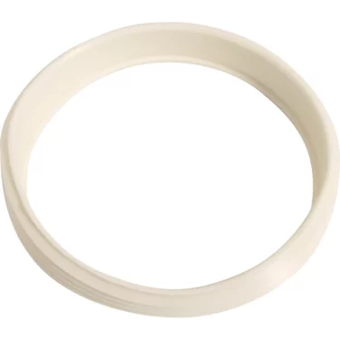 The SPM 02.NI0014.001 Bowl Gasket for Nina is a plain white circular plastic ring, shown on a white background. © 2025 1st-line.com