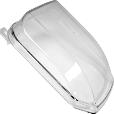 The SPM 02.NI0025.001 Transparent Lid for Nina is a clear, rectangular lid with rounded edges and a handle, designed to keep food protected and fresh. © 2025 1st-line.com