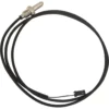 The SPM Probe Holder and Thermal Sensor for Nina features a metal, threaded holder attached to a long black cable with a two-pin connector, designed for electronic temperature or proximity sensing applications. © 2025 1st-line.com