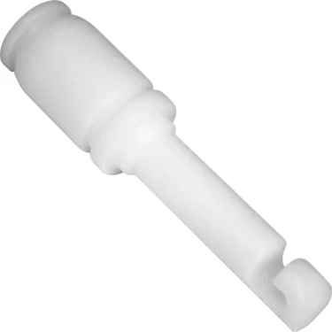 The SPM Tap Body for Nina is a white plastic part with a cylindrical top, wider midsection, and long narrow shaft ending in a small hook, shown against a plain white background. © 2025 1st-line.com