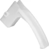 The SPM Tap Handle White for Nina is an L-shaped handle with rounded edges and a rectangular base, ideal as a replacement or spare part for your appliance. © 2025 1st-line.com