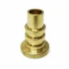 The VBM RACCBULASF Hot Water / Steam Valve Bush is a small brass connector with stepped cylindrical sections and a slightly flared base, compatible with VBM systems and shown on a white background. © 2025 1st-line.com