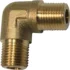 The VBM TUBICU18X18 Elbow Fitting is a brass 90-degree elbow with male threads on both ends, perfect for joining pipes at a right angle. © 2025 1st-line.com