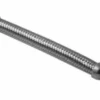 The VBM TUBIFLINDOKIR Stainless Steel Braided Hose features hexagonal fittings on both ends, ensuring durability and reliable performance for plumbing or gas applications. © 2025 1st-line.com