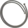 The VBM TUBIFLINLUAL Stainless Steel Braided Long Hose features hexagonal fittings at both ends and is ideal for plumbing or appliance connections. © 2025 1st-line.com
