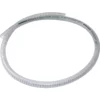 The VBM TUBOSCARICOD10 Drain Tube is a coiled, transparent tube with visible ribbing and printed text along its length, shown in a loose circular shape on a plain white background. © 2025 1st-line.com