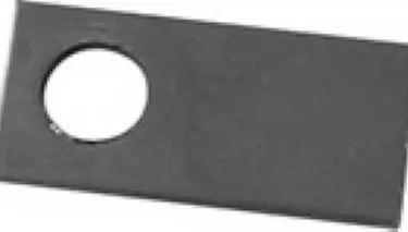 A black rectangular metal plate designed for the Ascaso I...89 Spring, featuring a single large left-side circular hole ideal for Spring setups. © 2025 1st-line.com