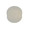 A clear, round, smooth object resembling a soft sponge or cushion, seen from above against a plain background, similar to the VBM GUARSILRUDOSU Rod Seal Gasket - silicone, clear. © 2025 1st-line.com
