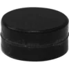 A close-up image of a black hockey puck on a white background highlights the simple, circular design of the Bezzera 5493001 Steam Tap Gasket. © 2025 1st-line.com
