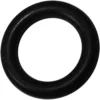 A close-up of the Bezzera 7496076 OR Gasket 112 EPDM 80SH, a black O-ring gasket, is shown on a plain white background. © 2025 1st-line.com