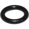 A close-up of the Bezzera 7496085 OR Gasket D7.2X1.9 NBR for Unica, shown in black rubber on a white background. © 2025 1st-line.com