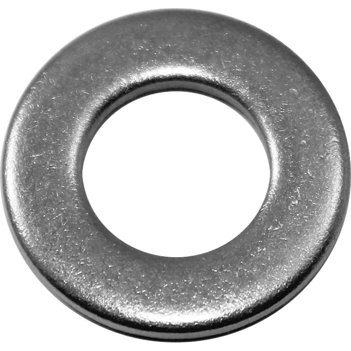 A close-up of the Bezzera 7815001 Solenoid Valve Washer D10, featuring a smooth, shiny surface and a precise circular center hole. © 2025 1st-line.com