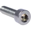 A close-up of the Elektra 04026035 Screw TCCE M4x16 - Nino, highlighting its threaded body and cylindrical head with a hexagonal recess designed for use in Elektra or Nino espresso machines. © 2025 1st-line.com