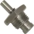A close-up of the Lelit 9700015 1/4 Bleeder / Vacuum Breaker Valve, featuring a metal threaded body, cylindrical pin, and hexagonal flange, designed for mechanical or automotive use. © 2025 1st-line.com