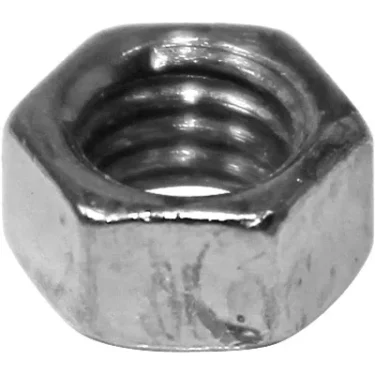 A close-up of the Pasquini T-2 Nut - Livietta highlights its hexagonal shape and internal threading, designed for secure fastening when used with a corresponding Livietta bolt. © 2025 1st-line.com