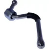 A metal gear shift lever with a hexagonal base, bent design, and black rubber detail, as precise as the Ascaso I.2316 Professional Pipe (KIT63), isolated on a white background. © 2025 1st-line.com