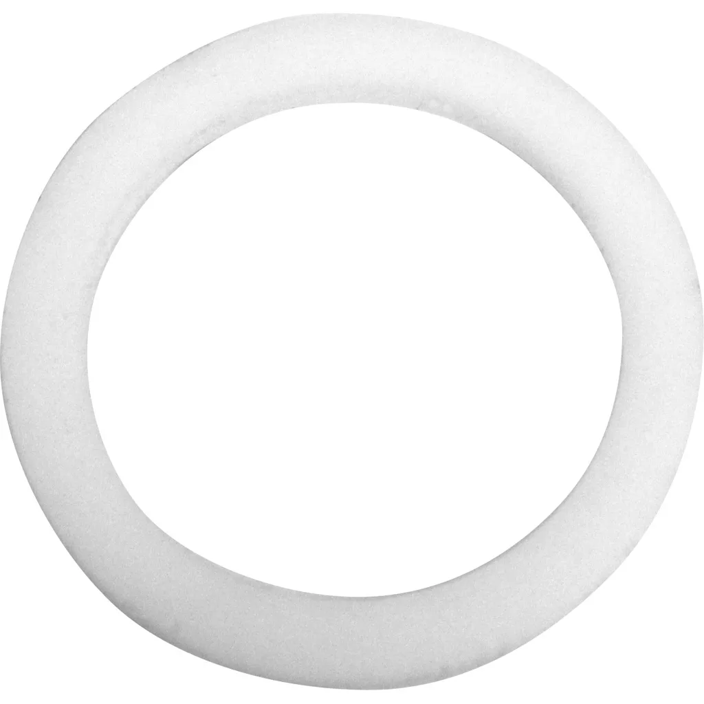 A plain, white, circular gasket resembling the Orchestrale Gasket for Steam/Hot Water Taps (between valve and wand) - Nota, with a smooth texture, photographed on a white background. © 2025 1st-line.com