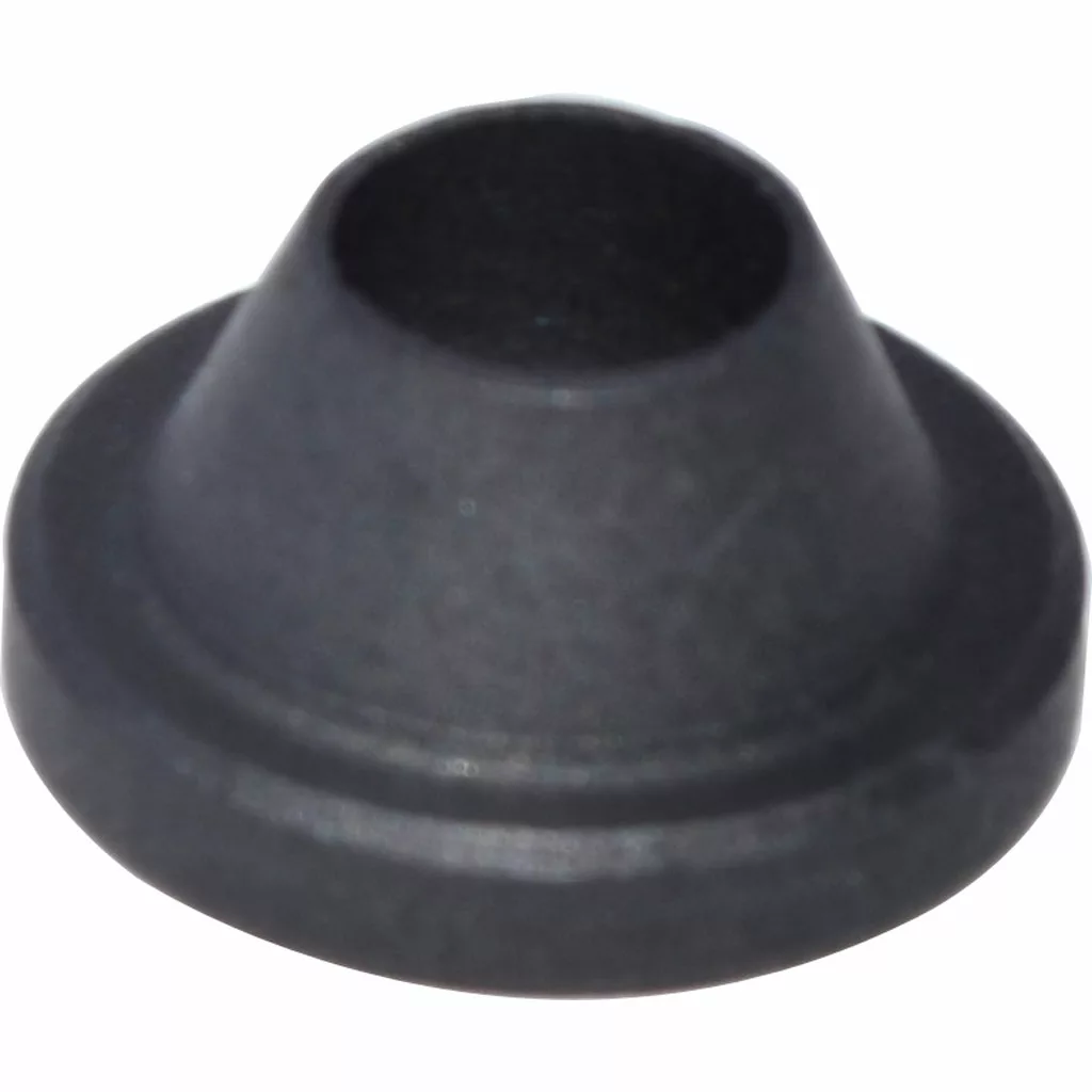 A PTFE graphitized Steam Valve Gasket (Bezzera 5494004, D12x6), ideal for sealing or protecting cables and wires through surfaces or as a direct replacement for your espresso machines original gasket. © 2025 1st-line.com