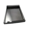 A rectangular, shallow metal tray with raised edges and notched corners, resembling the ECM P3008 Right Body Panel, photographed against a white background. © 2025 1st-line.com