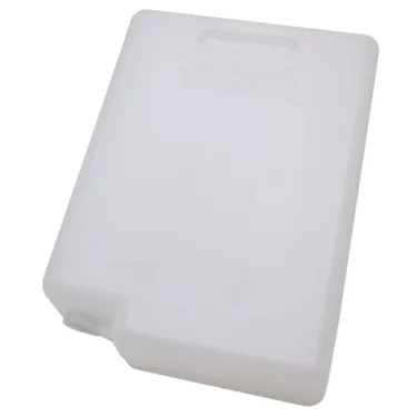 A rectangular, white plastic Lelit 1000030 2.5L water tank/reservoir with smooth edges and a small cap, photographed on a plain white background. © 2025 1st-line.com
