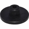 A round, flat black Magister Rubber for Foot/Leg for MS/ES Models, featuring a raised center with a small hole, is shown against a white background. © 2025 1st-line.com
