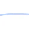A single Ascaso I.1628 PTFE Pipe 2x4x70 Large, translucent and light blue, is displayed against a plain white background. The tube is straight with a slight curve and features smooth, cylindrical sides. © 2025 1st-line.com