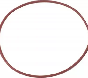 A single Ascaso I...28 silicone ring, used between thermoblock halves in Ascaso espresso machines with thermoblocks, is displayed in an oval shape on a white background. © 2025 1st-line.com