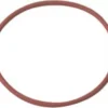 A single Ascaso I...54 Showerholder Gasket, resembling a red oval rubber band, is displayed on a plain white background. © 2025 1st-line.com