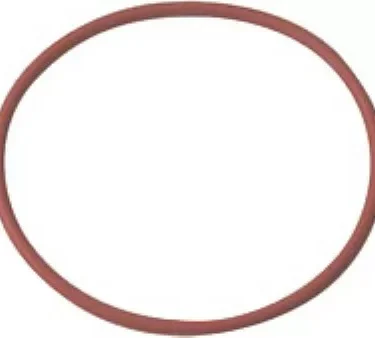A single Ascaso I...54 Showerholder Gasket, resembling a red oval rubber band, is displayed on a plain white background. © 2025 1st-line.com