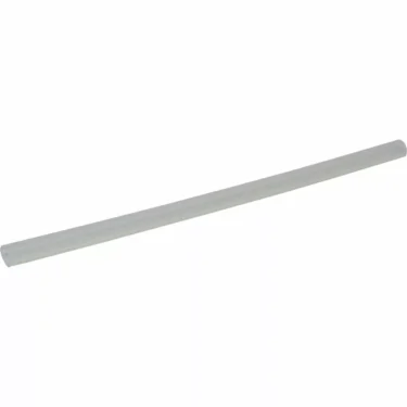 A single Elektra 02473003 Silicone Pump Intake Hose, transparent and diagonally positioned from bottom left to top right, is displayed on a plain white background. © 2025 1st-line.com