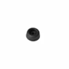 A small, round, black rubber foot with a center hole, designed for Ascaso MI..21 and compatible with I-1, I-1D, I-2, and I-2D models, displayed on a plain white background. © 2025 1st-line.com